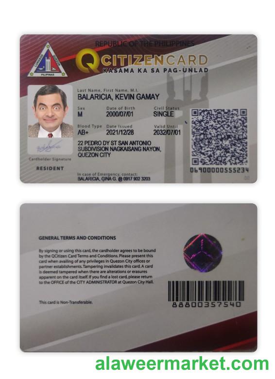 Pilippines citizen ID card